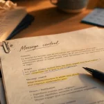 Copy strategy exemple : promesse, preuve et ton, document imprimé