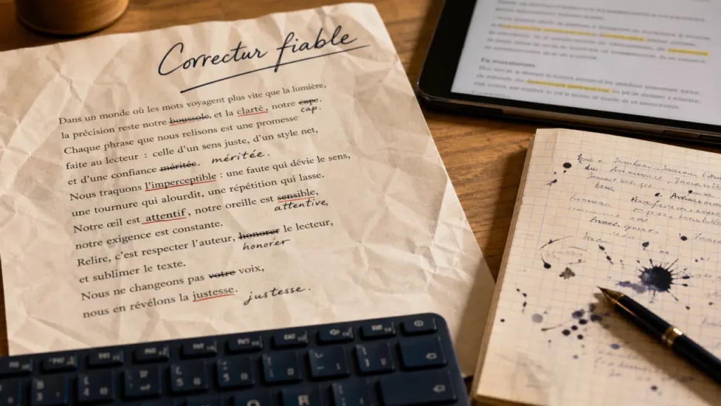 Correcteur orthographe fiable : corrections orthographe, grammaire et contexte