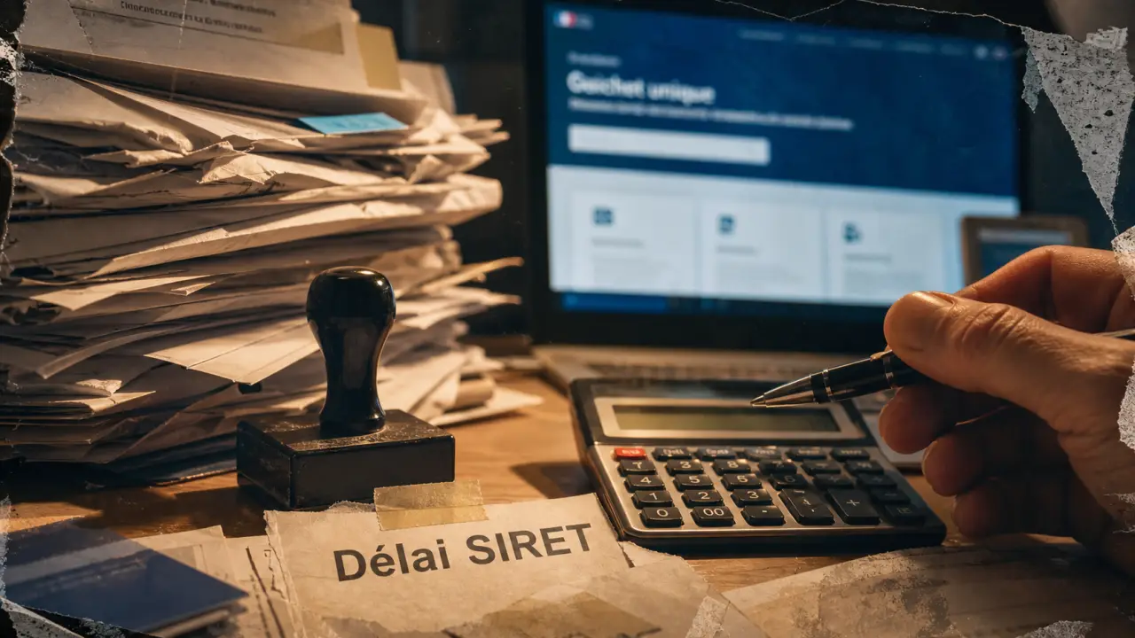Délai obtention siret auto entrepreneur : 1 à 2 semaines, documents et tampon
