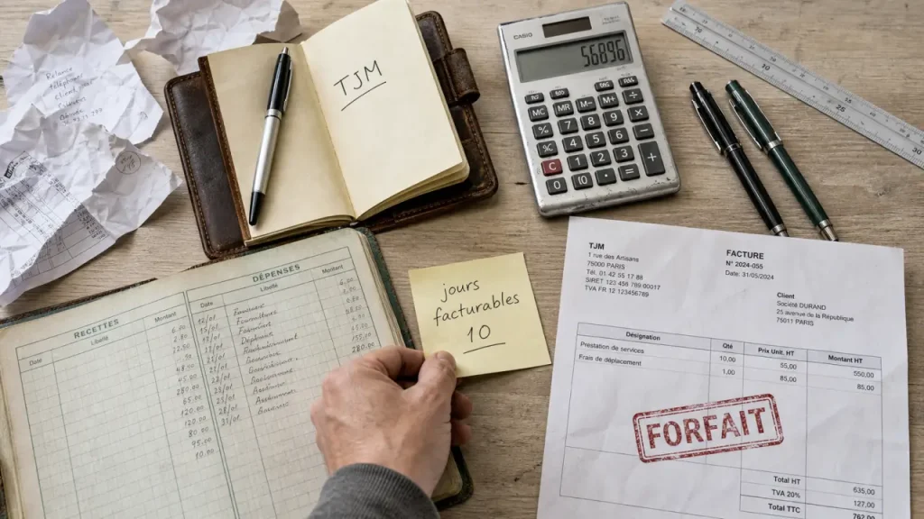 Fixer le bon tarif freelance : charges, TJM et forfait