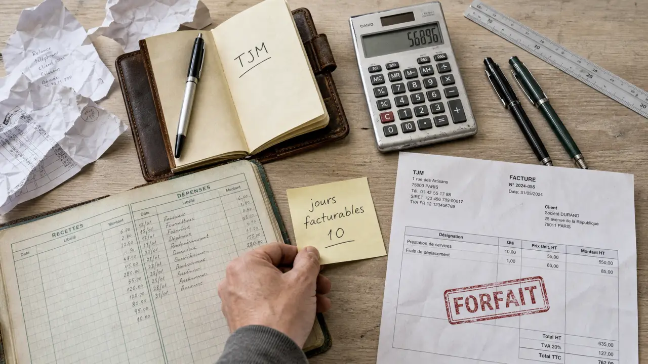 Fixer le bon tarif freelance : charges, TJM et forfait