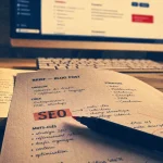 Rédacteur web : surlignage SEO sur un brief