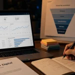 Consultant digital freelance en bureau : analytics KPI et conseil digital