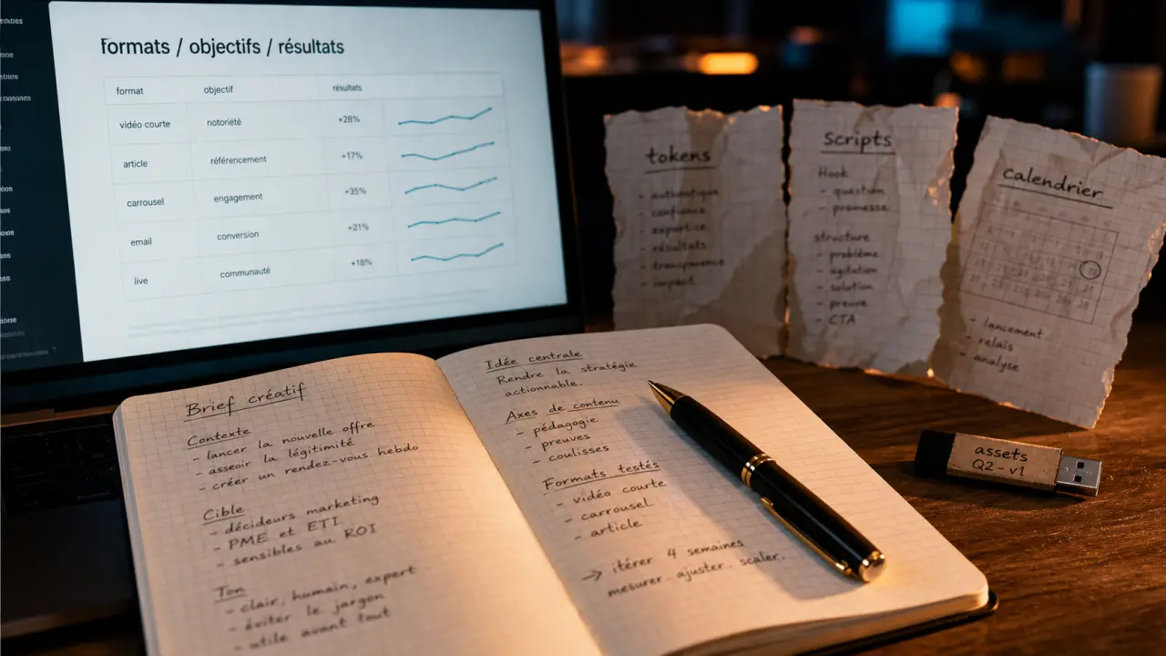 Content creation agency : brief, scripts et objectifs pour social, influence et production