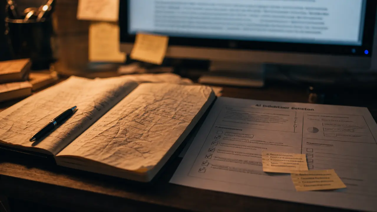 Enlever l'ia d'un texte : carnet, checklist et écriture pour humaniser le contenu