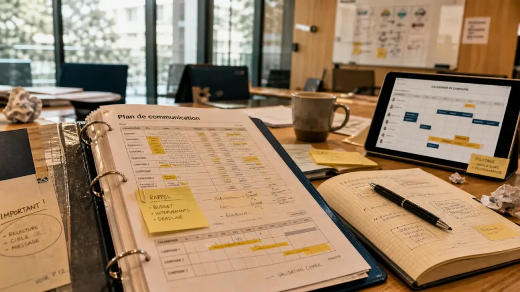 Objectifs, canaux et KPI : un plan de communication clair, utile et réutilisable