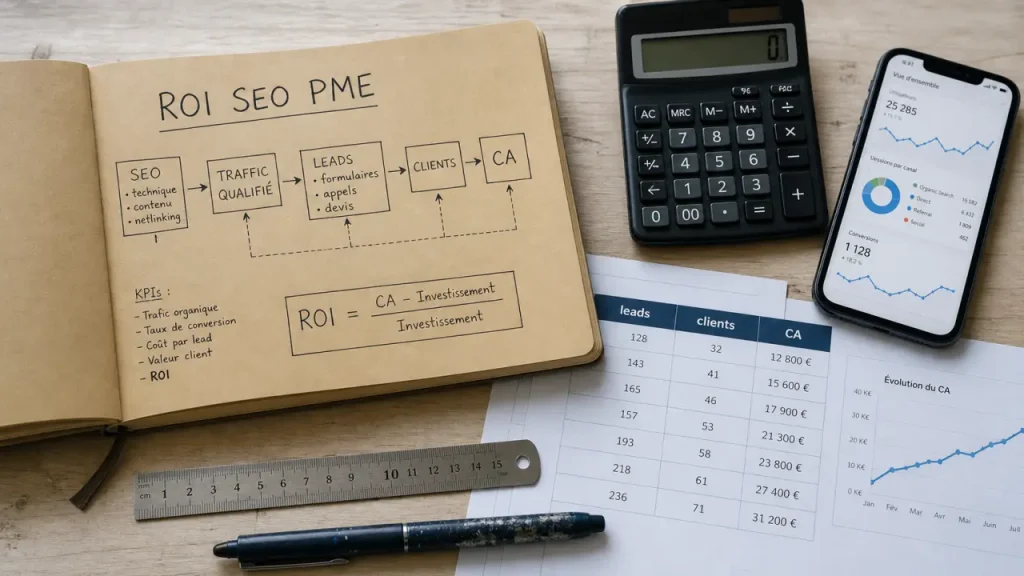 Stratégie SEO PME : viser 10 à 20 pages business avant de produire en masse