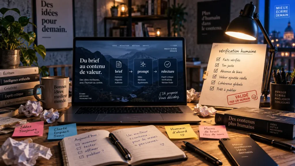 Formation création de contenu IA à Aix-en-Provence : gagnez du temps sans perdre votre voix