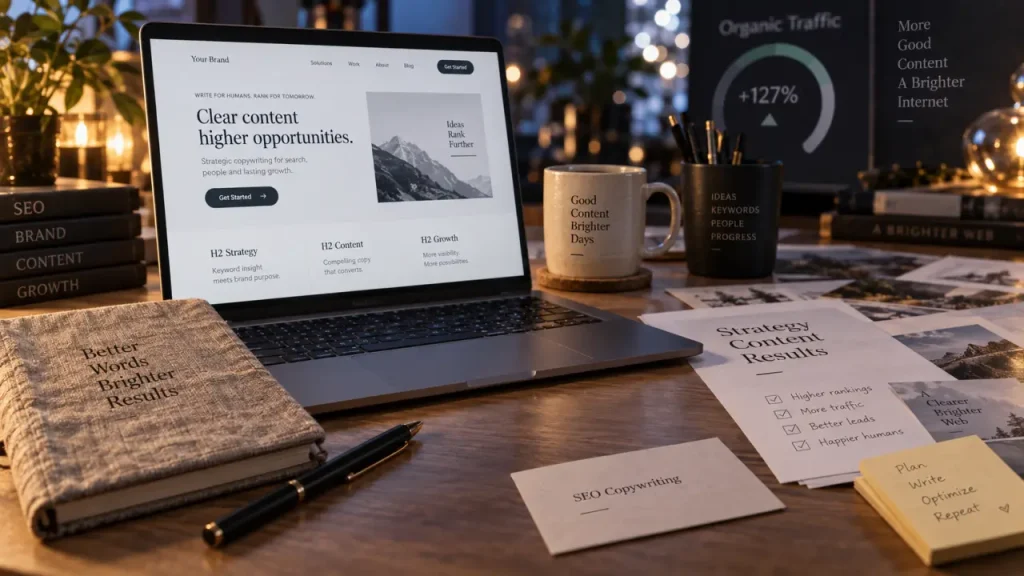 Le SEO copywriting rend une page visible sans sacrifier la lecture