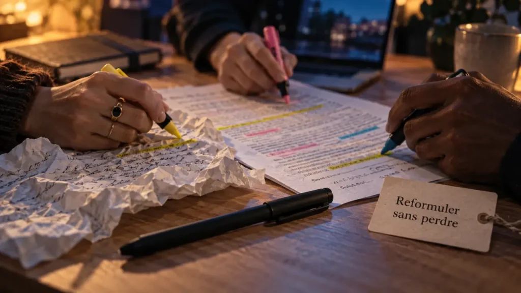Reformuler un texte ChatGPT en gardant le sens : méthode, prompts et outils