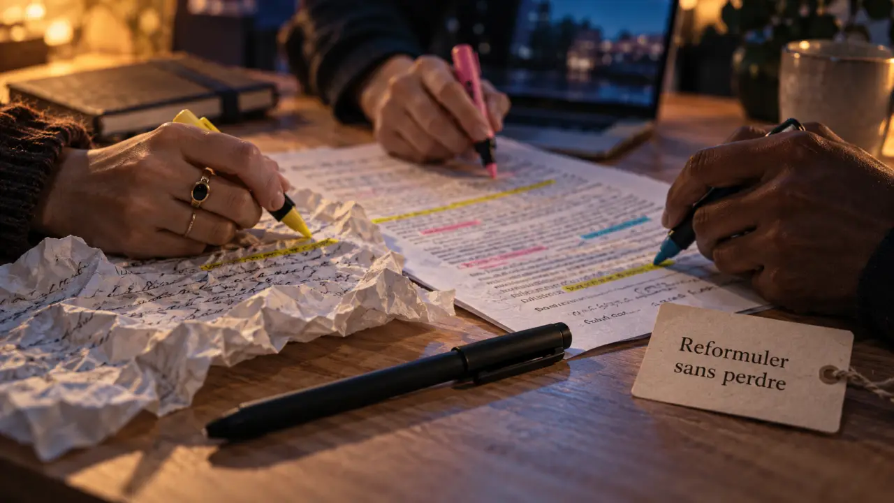 Reformuler texte ChatGPT : garder le sens